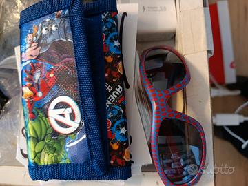 Borsellino Avengers più occhiali Spiderman €9