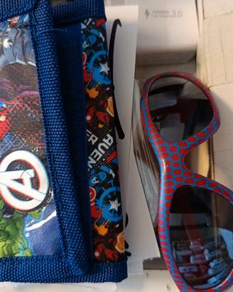 Borsellino Avengers più occhiali Spiderman €9