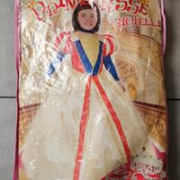 Vestito Carnevale Biancaneve 4/6 anni 98 cm