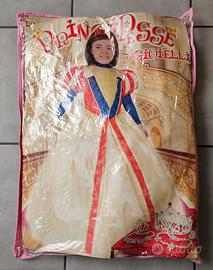 Vestito Carnevale Biancaneve 4/6 anni 98 cm