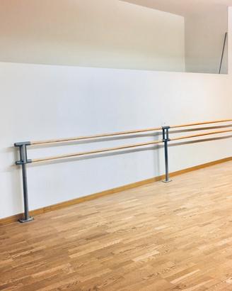 4 sostegni sbarra danza fissa a pavimento