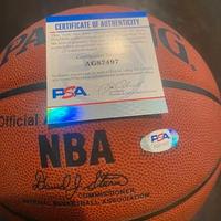 Pallone Spalding Nba autografato Allen Iverson COA
