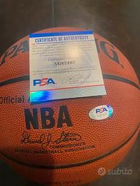 Pallone Spalding Nba autografato Allen Iverson COA