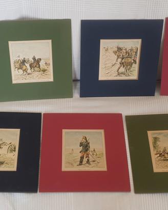 9 illustrazioni originali, Francia 1891