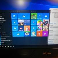 Monitor 12V CAMPER 22" HAIER PC videosorveglianza