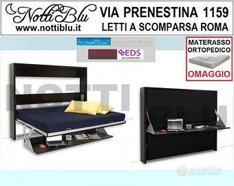 Letto a Scomparsa Desk 2p apertura orizzontale