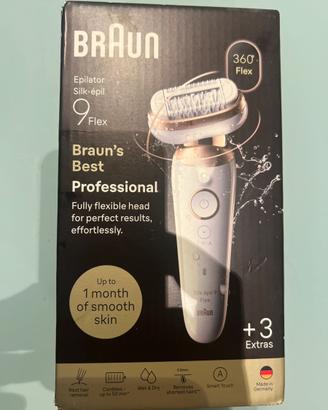 Braun Silk·épil 9 flex, EPILATORE NUOVO SIGILLATO