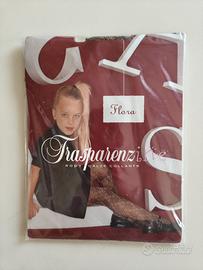 Collant bambina pizzo, tg. 5-6 anni