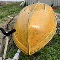 Barca scialuppa di salvataggio anni 60