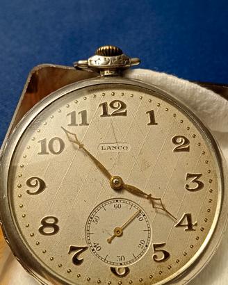 orologio meccanico da tasca  Lanco  in argento 