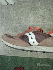 saucony scarpa marrone ed arancio