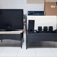 TV, digitale terrestre, dolby sourraund + cavi