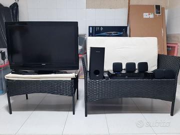 TV, digitale terrestre, dolby sourraund + cavi