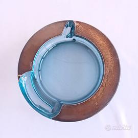 Posacenere Arnolfo di Cambio cristallo e argento