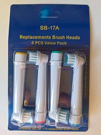 Testine compatibili per spazzolini Oral b (SB-17A)