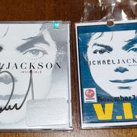 Autografo Michael Jackson su CD Invincible