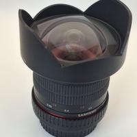 Samyang ED AS IF UMC 14mm f/2.8 - Attacco Canon EF
