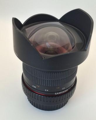 Samyang ED AS IF UMC 14mm f/2.8 - Attacco Canon EF