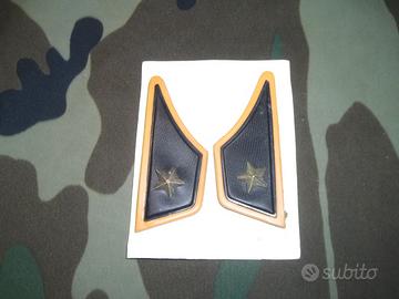 Coppia mostrine Artiglieria Esercito celluloide