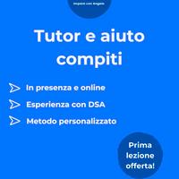 Tutor aiuto allo studio e recupero debiti