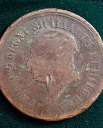 8 Tornesi 1818 Ferdinando I di Borbone