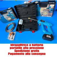Idropulitrice a batteria portatile alta pressione