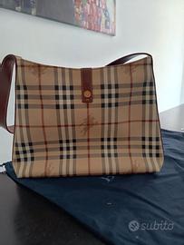 Burberry Hobo anni Nova check originale come nuova