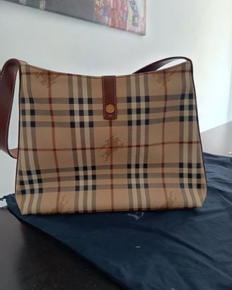 Burberry Hobo anni Nova check originale come nuova