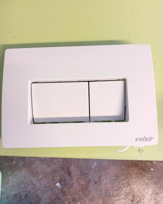 placca 2 tasti wc valsir