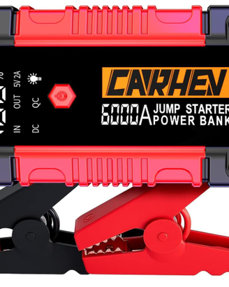 Avviatore Batteria Auto, 6000A Avviatore di Emerge