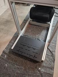 Cockpit simulatore in profilati di alluminio