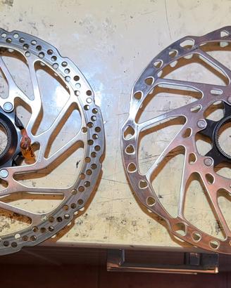 Coppia dischi freno MTB Shimano 203mm