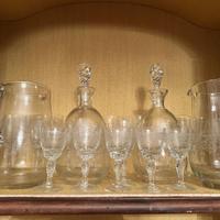 SET DI BICCHIEERI IN CRISTALLO
