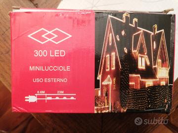 luci natale 23 m 300 led