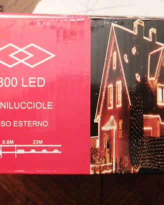 luci natale 23 m 300 led