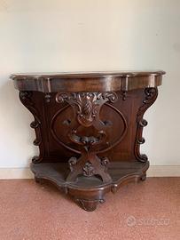 Antica consolle in legno, Luigi Filippo