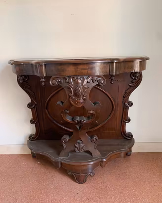 Antica consolle in legno, Luigi Filippo