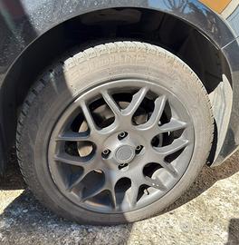 4 cerchi R15 con gomme invernali per Fiat 500