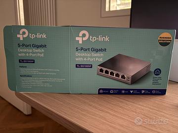 Switch TP-Link 5 Porte  4 Porte PoE (TL-SG1005P)