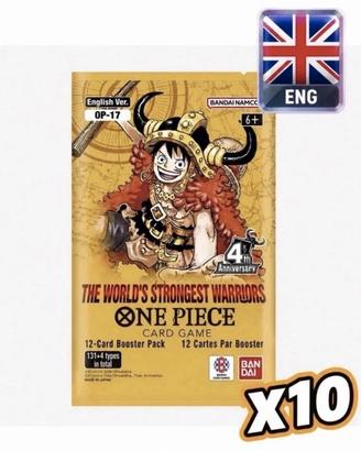 One Piece OP17 English Blister Booster Pack Sealed