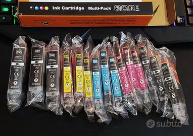 Cartucce per Canon PIXMA PGI- 550 MX CLI-551