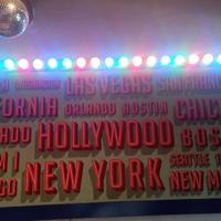 QUADRO ILLUMINATO AMERICAN DINNER STILE VINTAGE