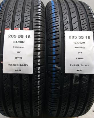 2 GOMME 205 55 16 BARUM RB67