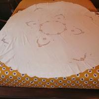 TOVAGLIA ROTONDA VINTAGE Beige + 8 Tovaglioli