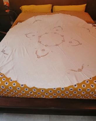 TOVAGLIA ROTONDA VINTAGE Beige + 8 Tovaglioli