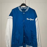 giacca varsity blu acceso
