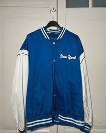 giacca varsity blu acceso