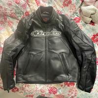 Tuta Giacca Pantaloni Moto in Pelle Alpinestars 52