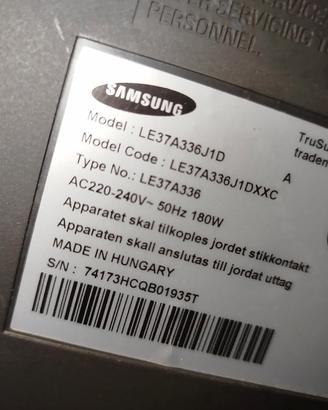 Samsung 37 pollici