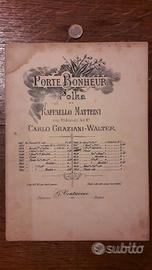 ANTICO SPARTITO MUSICALE MANDOLINO CHITARRA VIOLIN